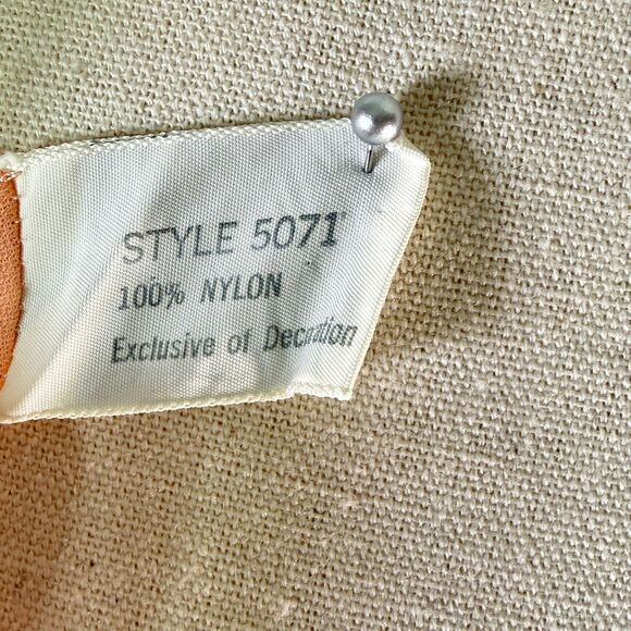 Vintage | Gossard Artemis | Peach Dreams Negligee Nightie | Made in USA | Sz M - Picture 8 of 8